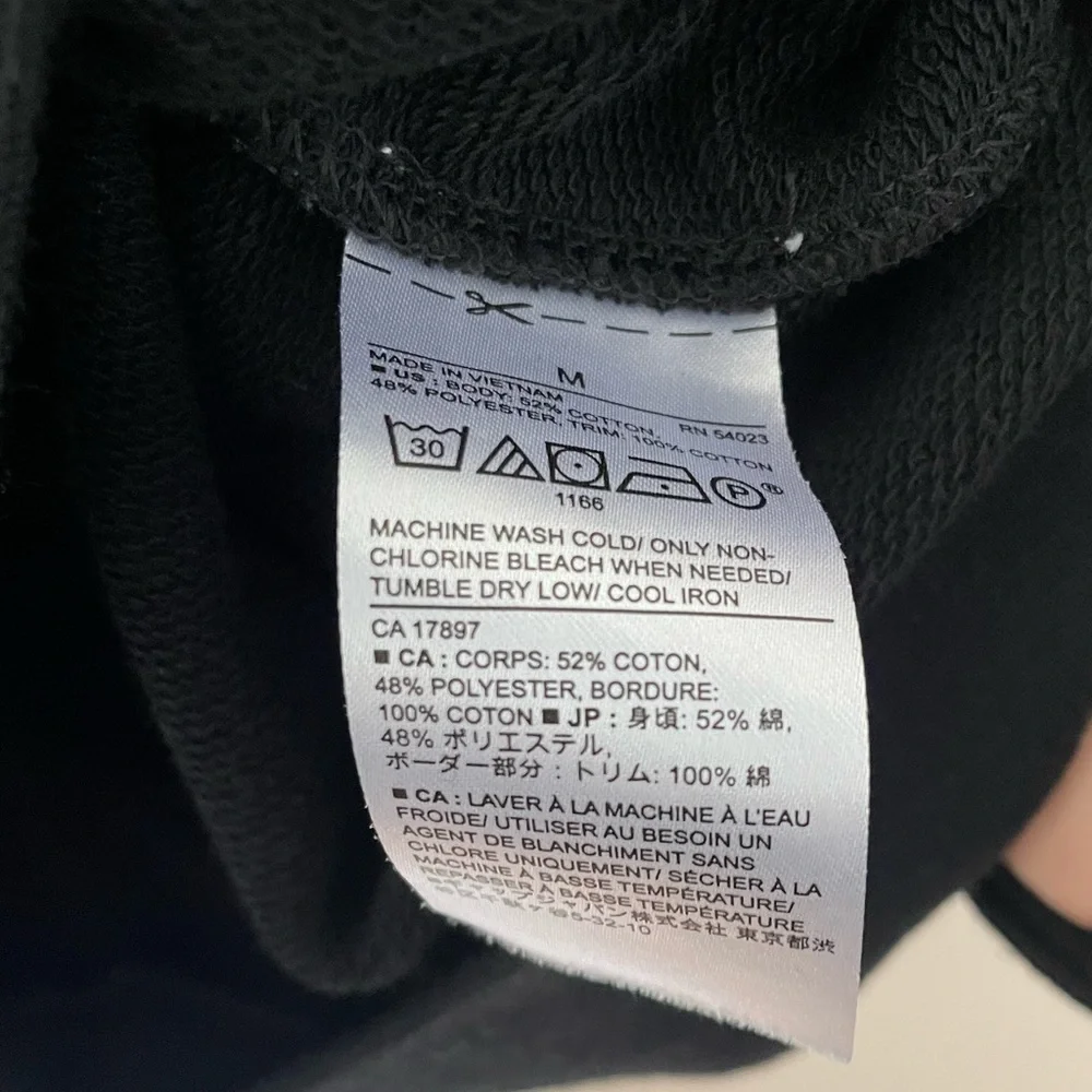 Banana Republic Solid Black Eyelet Detail Sweater Size Medium